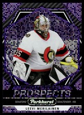 Leevi Merilainen Purple #PP-LM /99 2023-24 Parkhurst Prominent Prospects Ottawa