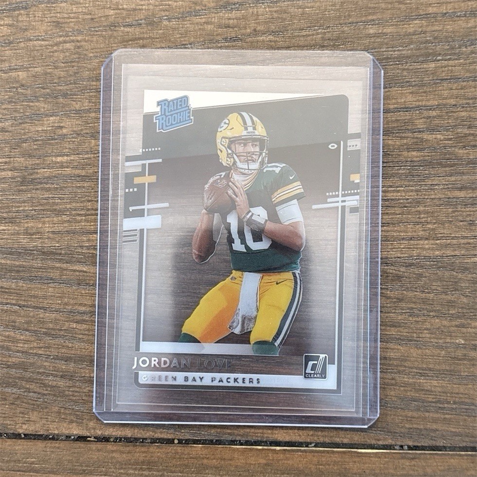 Panini 2020 Chronicles Jordan Love CLEARLY DONRUSS #RR-JL Packers Football