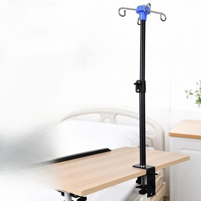 Tisch-Infusionsständer für Zuhause und Krankenhaus, robust mit 4 Haken