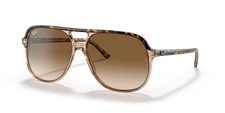 Ray-Ban Bill Polished Havana On Transparent Brown/Brown Gradient 60mm Sunglasses