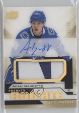 2018-19 Premier Acetate Rookie Gold Spectrum 95/99 Adam Gaudette Patch Auto 0o5t