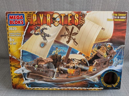 Mega Bloks Captain Cutless Storm Stalker 3620 pirati nave pirata galeone in scatola