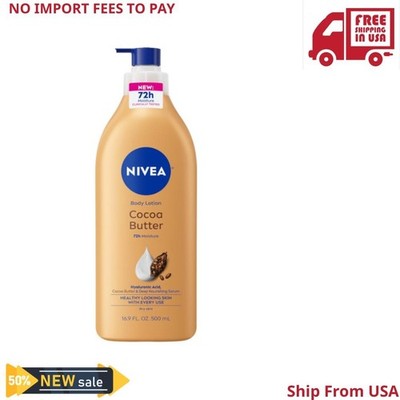 NIVEA Cocoa Butter Body Lotion with Deep Nourishing Serum, Scented Body Lotion