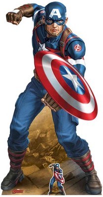 Avengers Endgame - Captain America Pappaufsteller Standy - 95x183 cm