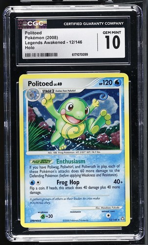 Politoed graded CGC 10 for sale on eBay