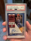 Shai Gilgeous-Alexander contenders rookie ticket auto blue /99 PSA 8!!