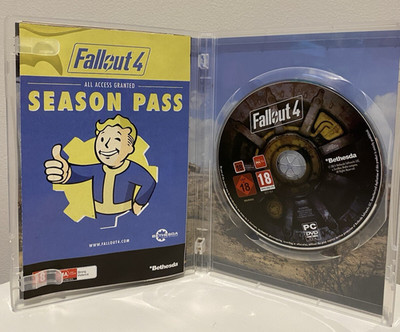 Fallout 4 PC DVD (2015) Game + Vault Perks Poster   Windows 7/8/10 RPG Shooter