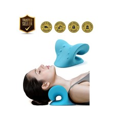 Ergonomic Neck and Shoulder Relaxer - Cervical Traction Device for Pain Relief