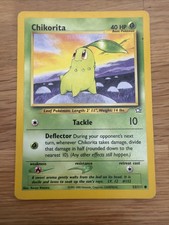 Pokémon TCG Chikorita Neo Genesis 53/111 Regular Unlimited Common