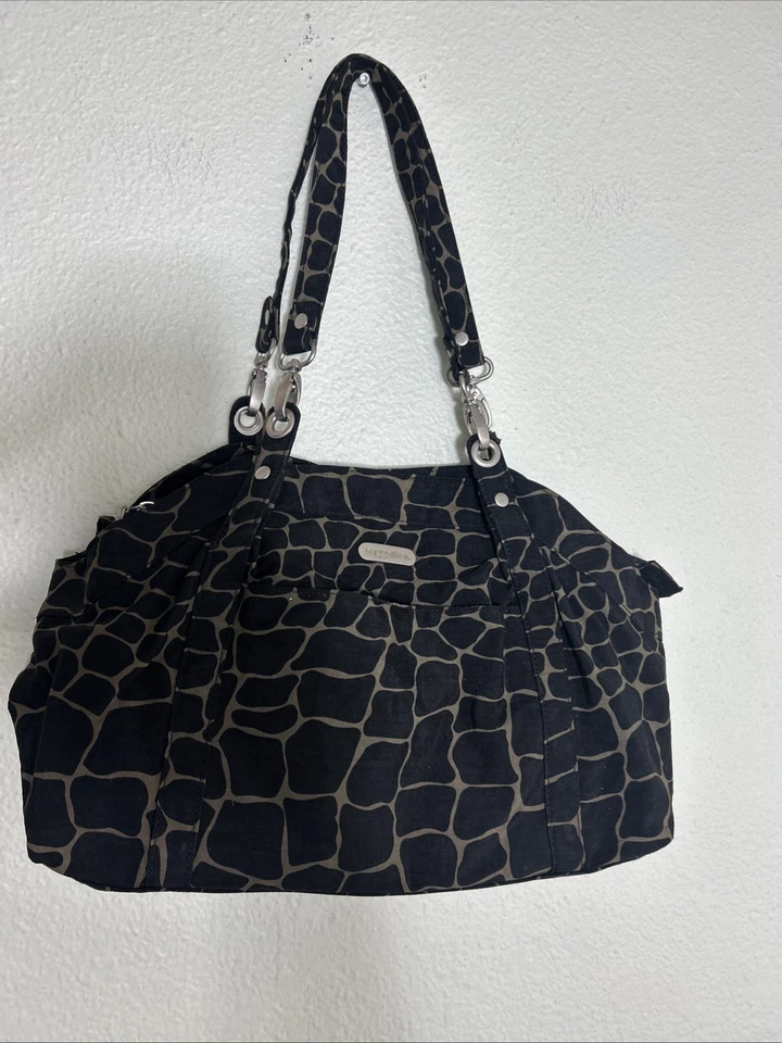 Сумка наплечная Baggallini Baby Hampton сумочка жираф 3 отделения дорожная сумка