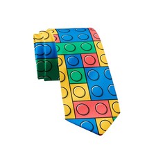 Color Blocks Tie Funny Sarcastic Novelty Necktie