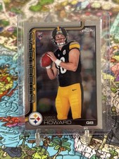 2025 Topps Chrome Football Will Howard #321 Base STEELERS (RC) + Gift ⚫️