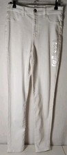 NWT AE American Eagle Women's Sz 8 White Curvy High-Rise Stretch Jeggings 