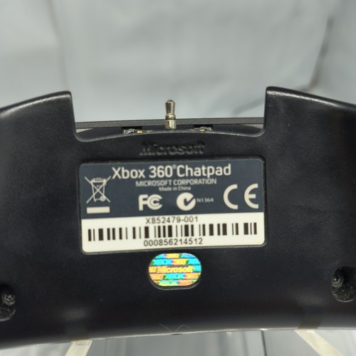 Genuine Official Microsoft Xbox 360 Chatpad Black Controller Keyboard Pad-Works - Picture 6 of 7
