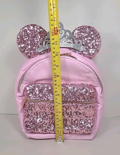 Disney Rosa Pailletten Rucksack Bibbidi Bobbidi Boutique Kinderrucksack Neu - Bild 9 von 10