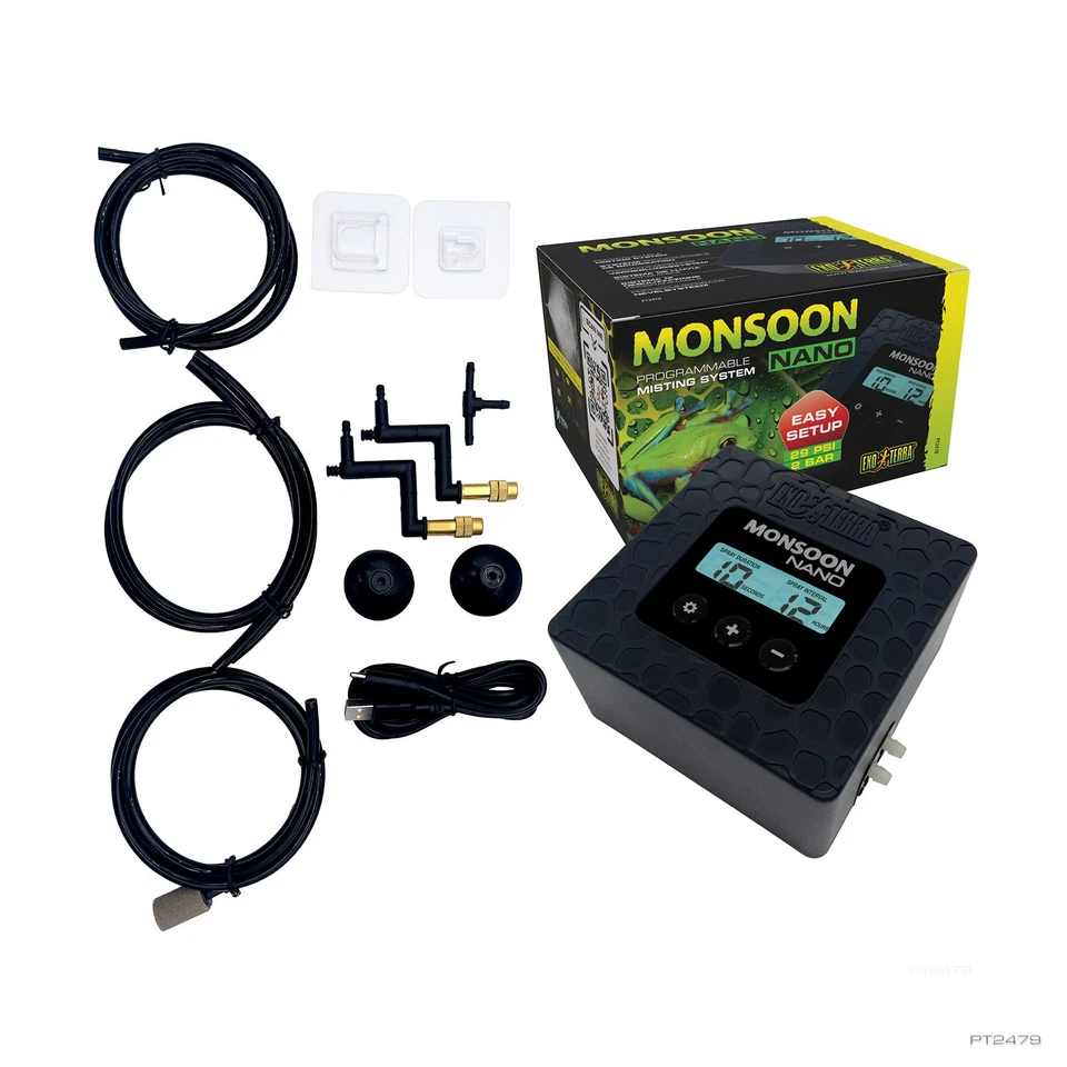 Exo Terra Monsoon Nano Beregnungsanlage: Kompaktes Kraftpaket für Terrarien - Bild 1 von 1