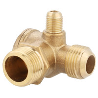 Messing-RüCkschlagventil, 20X19X10Mm, 3-Wege, AußEngewinde, Luftkompressor, Pneu