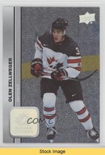 2023 Team Canada Juniors Men's U-20 Patterned Foilboard Olen Zellweger READ 1e05
