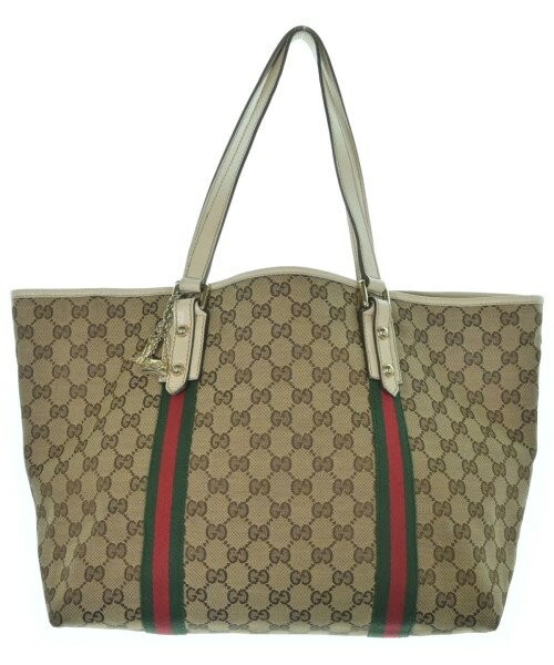 Gucci Women's Tote Bag Handbag Canvas Leather Beige Women's Japan thumbnail 10