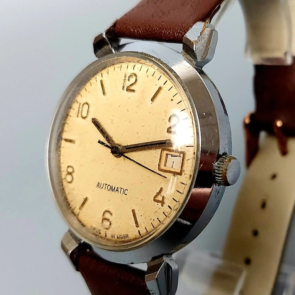 Vintage Watch Vostok Automatic Soviet Mechanical Wostok Wristwatch Serviced - Image 3 of 4