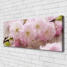 Canvas print Wall art on 125x50 Image Picture Branch Flowers Floral