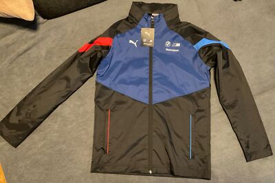 Top PUMA BMW MMS  Woven JACKET  Jacke Kapuze Windbreaker 625333 schwarz Größe S