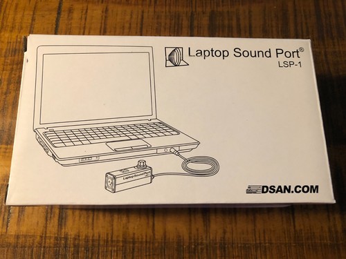 DSAN Laptop Sound Port Compact Adapter with Ground Lift Switch LSP-1. NEW in Box - Picture 7 of 9