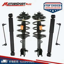 6PCS Front Rear Struts Assembly w/ Sway Bar Links For 1999-2004 Honda Odyssey