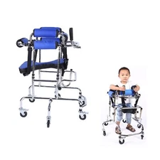 Walkers Disabled Children Cerebral Palsy Disabled Kids Walker Six Wheel Anti ...