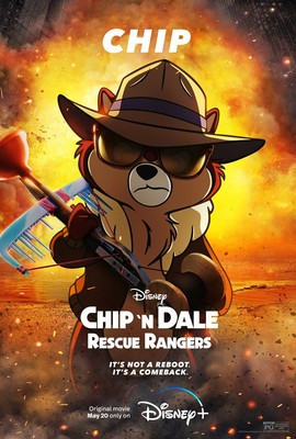 Chip _n_ Dale_ Rescue Rangers (2022)_5 Film Filmposter Leinwand Kult Design