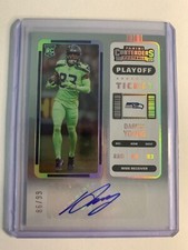 2022 Panini Contenders Playoff Ticket #D /99 Dareke Young #255 Rookie Auto RC