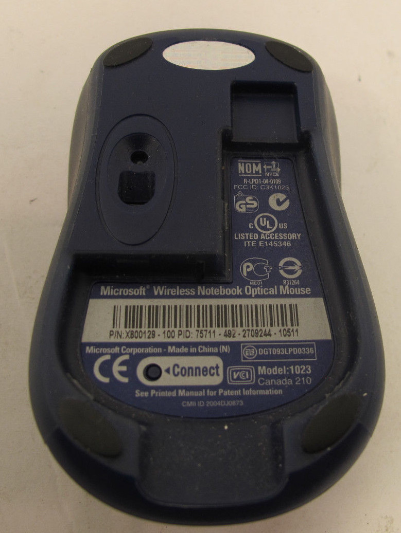 Microsoft Optical Mouse 1023 Manual