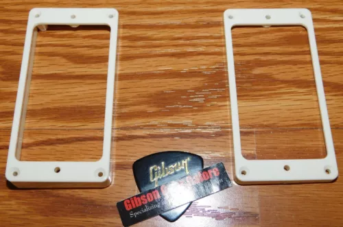 Les Paul Pickup Rings Humbucker Vintage White Guitar Parts Cream M69 Gibson Pick