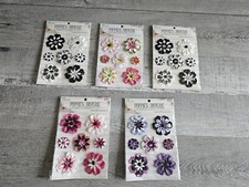 Scrapbooking Flowers LOT 3D Embellishments - Floral Spring RARE HTF 97