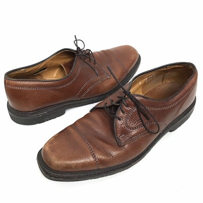 Allen Edmonds オックスフォードシューズ ブラウン/タン アレンエドモンズ × ポロラルフローレン ブラウンカーフ