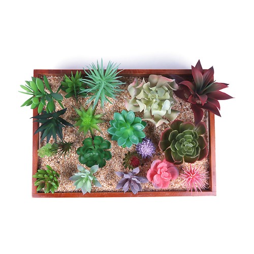 24 Pack Artificial Succulent Plants Unpotted Fake Succulents Plant Home Decor - Picture 8 of 8