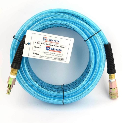 50' ft Air Hose 1/4" NPT For Staple Guns, Brad Nailers, Spray Guns HU14050H44 eBay