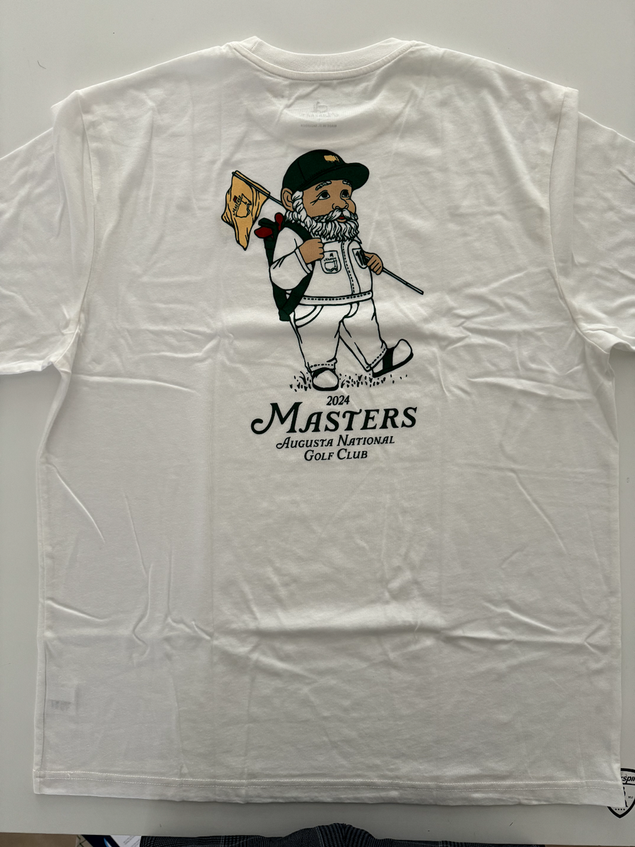 人気の2024 Masters GNOME ホワイトTシャツ 2024 Masters Gnome Caddy T Shirt White Size Large Tee Caddie | eBay