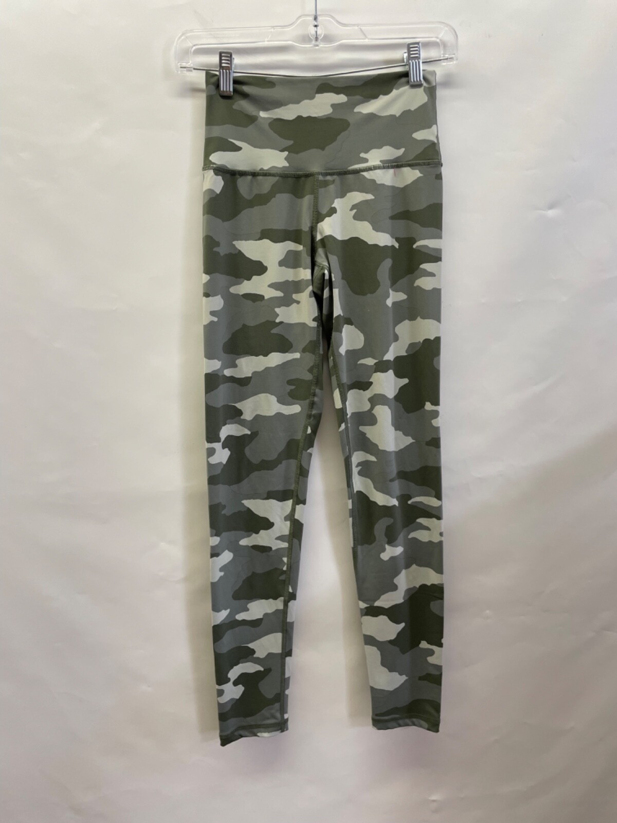 Aerie Womens Workout Leggings sz S Green Camo Elastic Waist | eBay