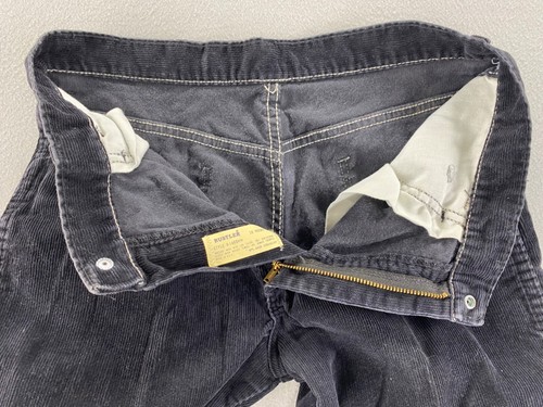 Y2K 90’s Women’s Rustler Black Corduroy Pants Size 16 Husky R14BBKH Retro USED - Picture 7 of 14