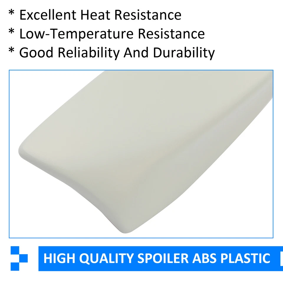 Rear Trunk Lip Spoiler Wing For 1991-1996 Chevrolet Caprice Impala Primer Gray - Image 4 of 4