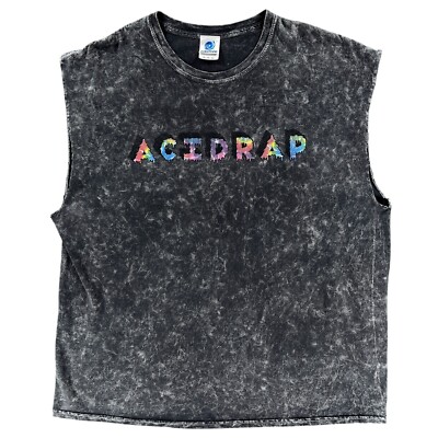 Chance the Rapper Acid Rap Tie Dye Sleeveless T Shirt Men XL Vintage Rap Chicago