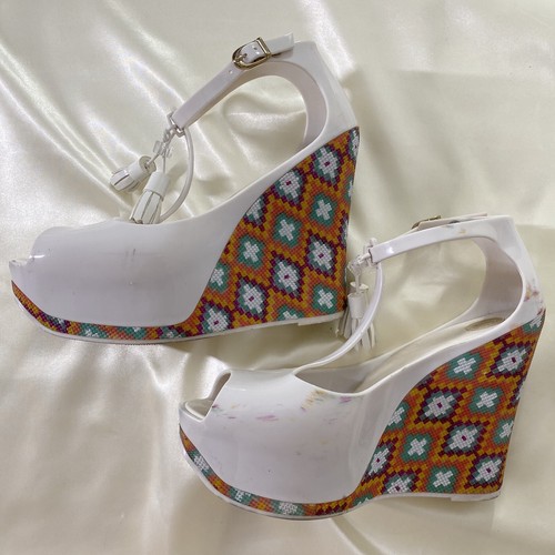jelly wedge heels