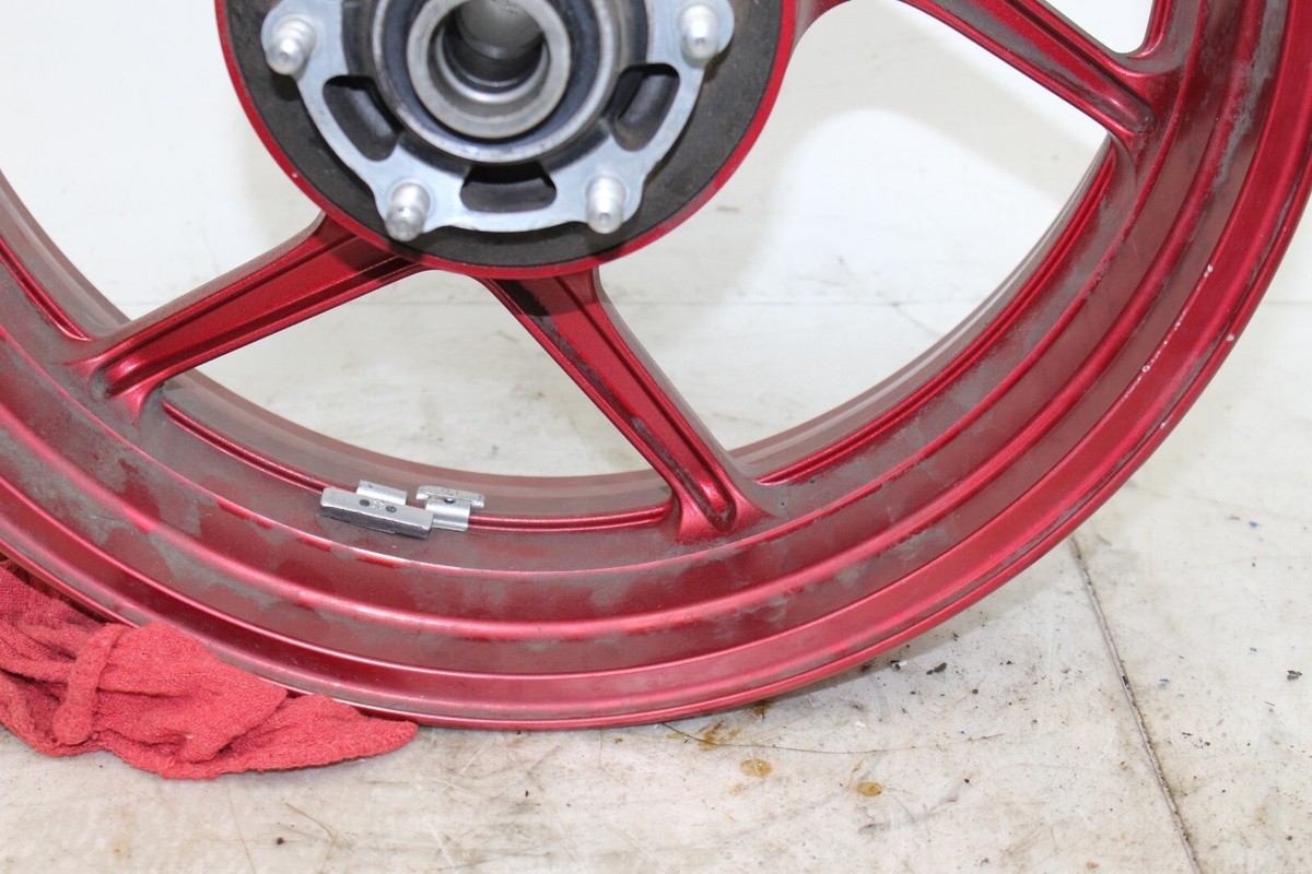 2007-2008 KAWASAKI ZX 6R ZX 636 OEM REAR WHEEL RIM RED