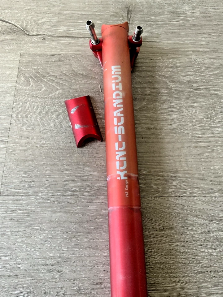 KCNC TI-PRO LITE SEAT POST 27.2 MM 285 MM TOTAL LENGTH 136 GRAMS - Image 4 of 4