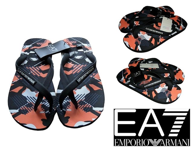 Ea7 By Emporio Armani Mens Flip Flops 275542CC295