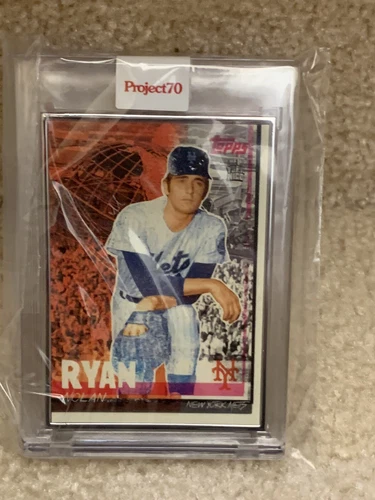 Topps Project 70 Card 528 - 2019 Nolan Ryan by New York Nico Artist Proof #22/51