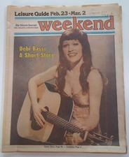 Atlanta GA AJC Leisure Guide Newspaper Vtg 1980 Cool Ads! Rare Debi Bass Turtles