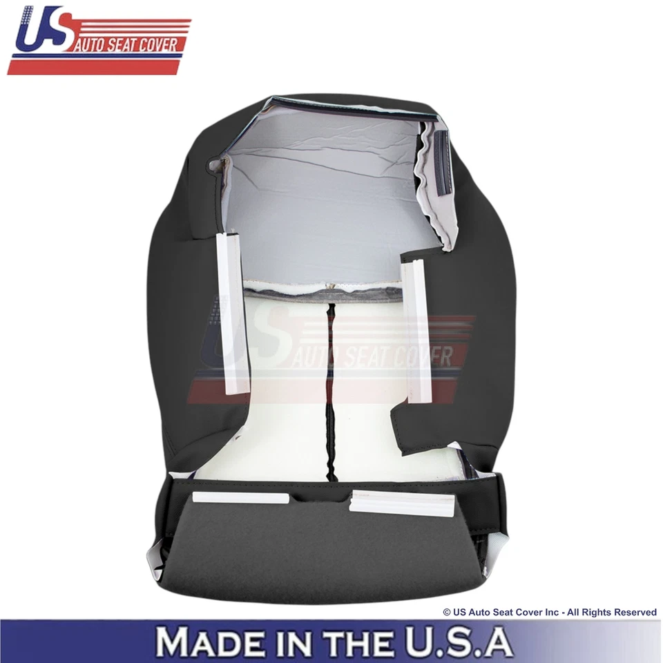 Fundas de asiento delanteras de cuero carbón para Nissan Pathfinder 2013-2020 Foto 3 de 4