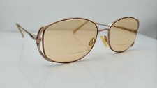 Vintage Tura 448 Bronze Metal Oval Sunglasses FRAMES ONLY Japan